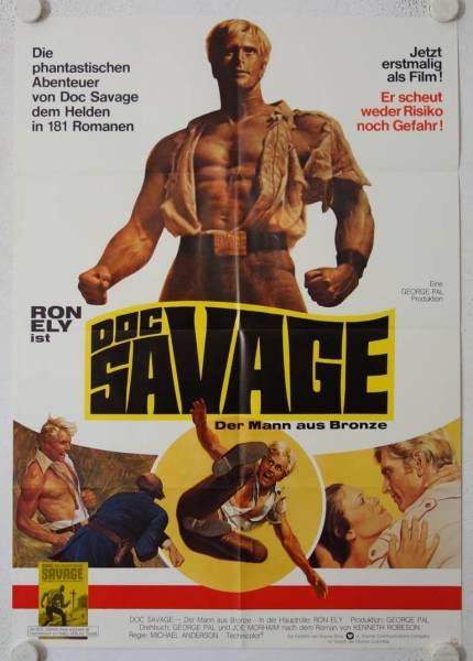 Doc Savage The Man of Bronze original release german movie poster